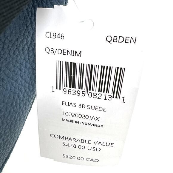 Coach Elias Belt Bag Denim Blue Suede Leather CL946 - Picture 9 of 9